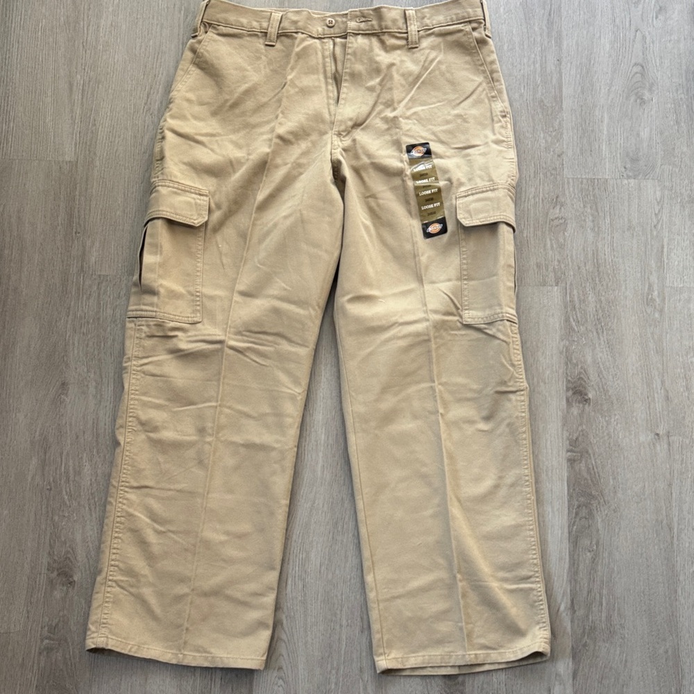 Dickies Men's Khaki Cargo Pants